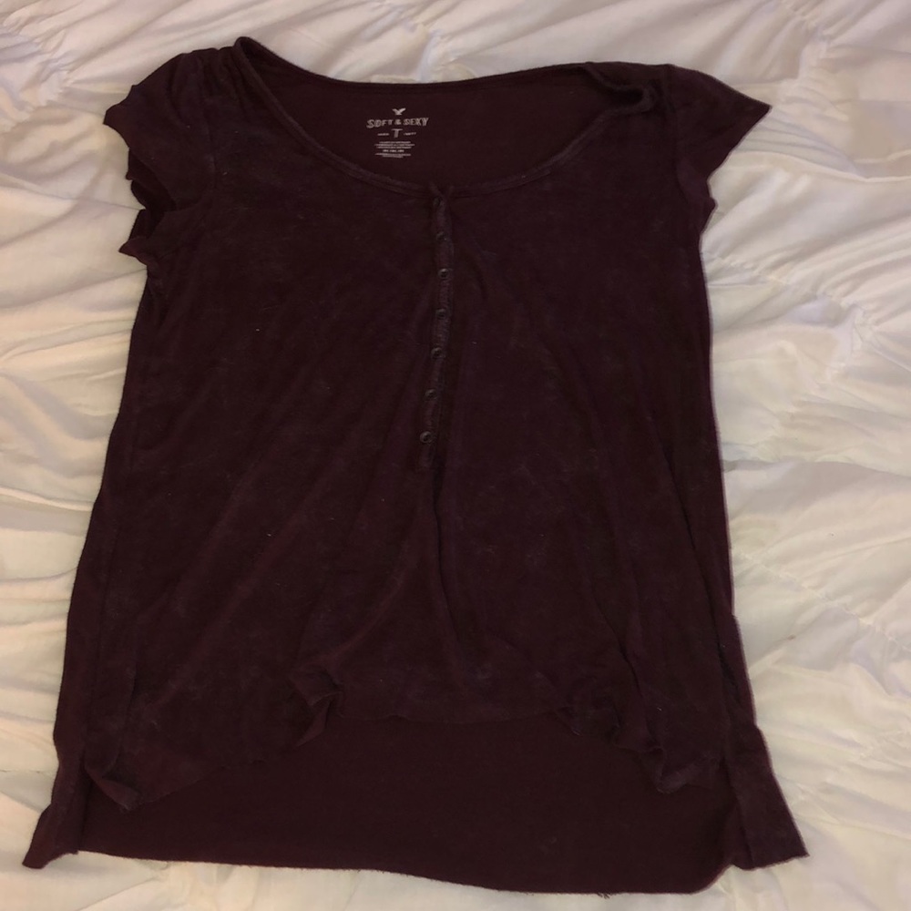maroon soft & sexy t shirt